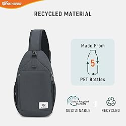 SKYSPER Sling Bag RFID Cross Body Bag Recycled