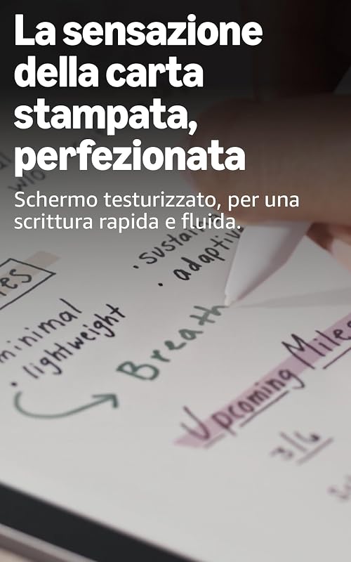 Kindle Scribe Colorsoft 32 GB (ultimo modello) — Schermo a colori da 11’’, effetto carta, luce frontale — Sottile, leggero, potente — Scrivi nel taccuino, nei documenti e nei libri - Grafite