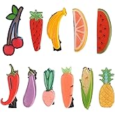 Fruit and Vegetable Hair Clips Set: 11 Pcs Alligator Barrettes, Cute Hair Accessories for Girls - Sweet Hairpins and Barrettes