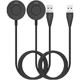 Lily 2 Active Charger Replacement USB Data Sync Charging Dock Station Cradle Holder Accessory with 1m USB Cable Compatible with Garmin Lily 2 Active Smartwatch (not for Lily/Lily 2)