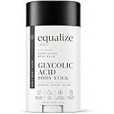 Equalize Labs Glycolic Acid Body Stick - with Salicylic Acid, Shea Butter &amp; Jojoba Oil, Leave-On Skin Care for Arms, Legs, Underarms