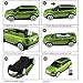 CHUYI Cool Sports Car Shape Wireless Optical Mouse 1600 DPI Cordless Office School Mice with USB Receiver for PC Computer Laptop (Green-1 Pack)