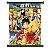 1 X One Piece Anime Fabric Wall Scroll Poster (16