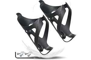TPard Carbon Fiber Water Bottle Holder for Bicycle Mountain Bike Cup Holder Ultralight Bike Water Bottle Cages for MTB Mountain Road Bike Cycling
