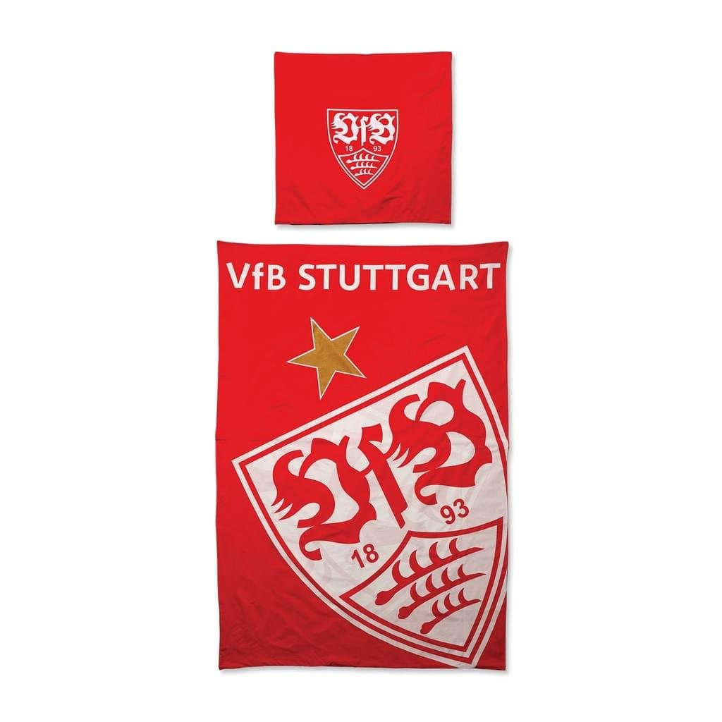 Vfb Stuttgart Glow Bettwasche Rot