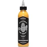 Heartbeat Hot Sauce- Pineapple Habanero, 6 oz- Small Batch & Handmade, Vegan, Preservative Free