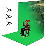 LimoStudio 9 x 15 feet / 108 x 180 inch Green Chromakey Photo Backdrop Screen Background, High 150GSM Density Thicker Than St