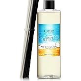 LOVSPA Escape Beach Getaway Diffuser Oil - Essential Oils for Diffuser Refill & Air Freshener Room Spray - Long-Lasting & Natural Home Fragrance, Scented Oil for Diffusers, USA Made, 8 oz