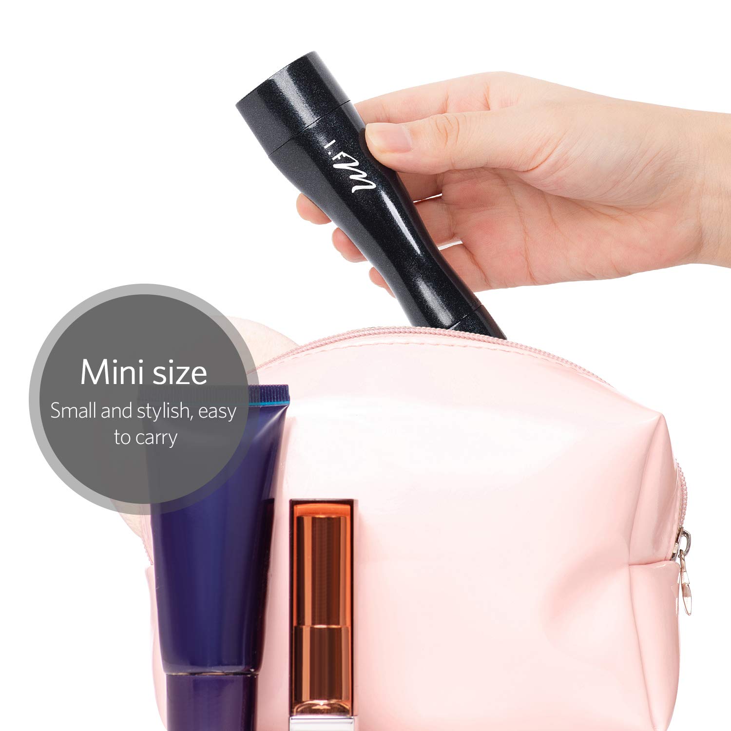 Damenrasierer für Gesicht, Gesichtshaarentfernerelektrischer schmerzloser Elektrorasierer mit LED-Licht, Sterne-Schwarz