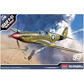 Academy 1/48 US Army Air Force P-51 Mustang North African Front Plastic Model 12338