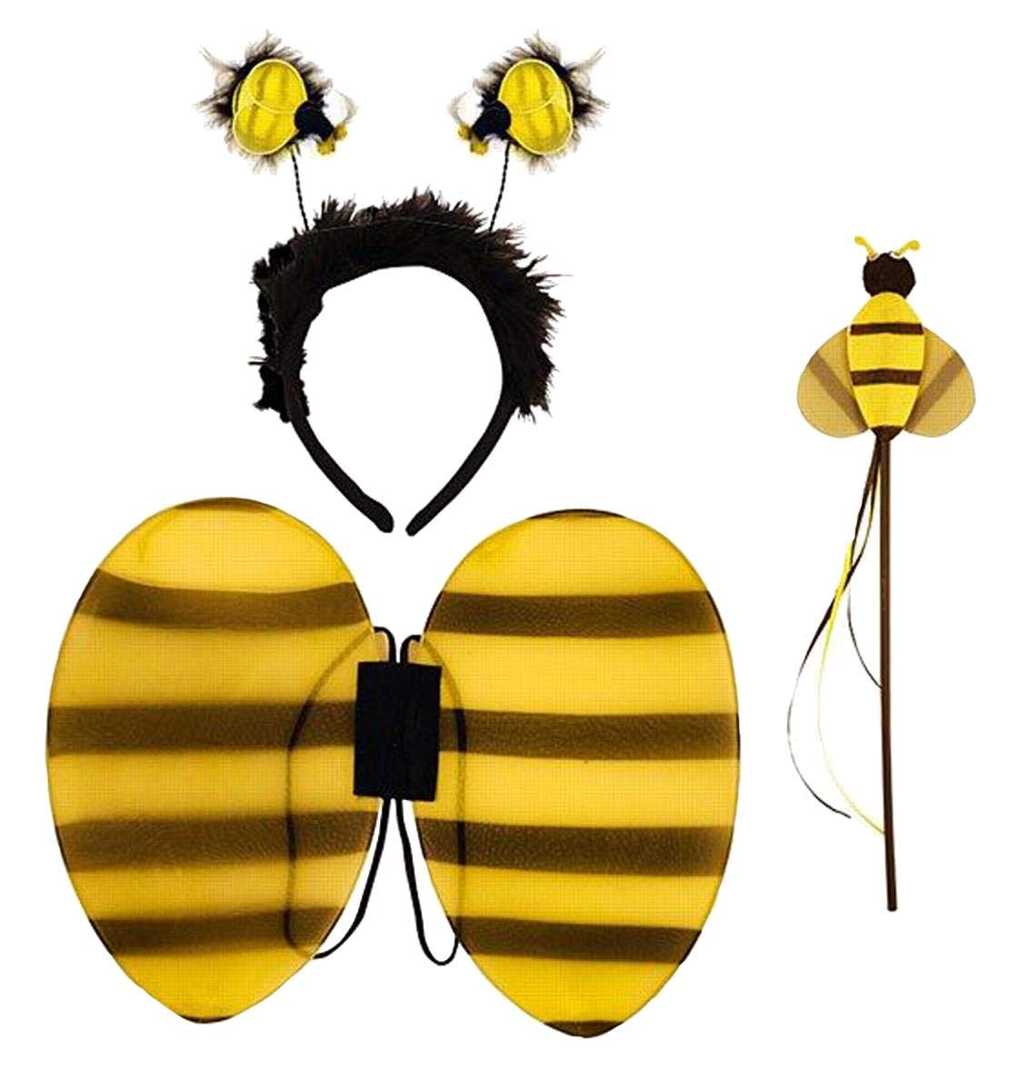 The Dragons Den Bumblebee Bee Wings Set Nature Insect World Book Day Fancy Dress Costume Accessory