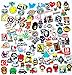 Cool Stickers Pack,100pcs Brand Stickers, Vinyl Waterproof Stickers, Decals for Laptop, Luggage, Car, Skateboard, Motorcycle, Bicycle Decal Graffiti Patches