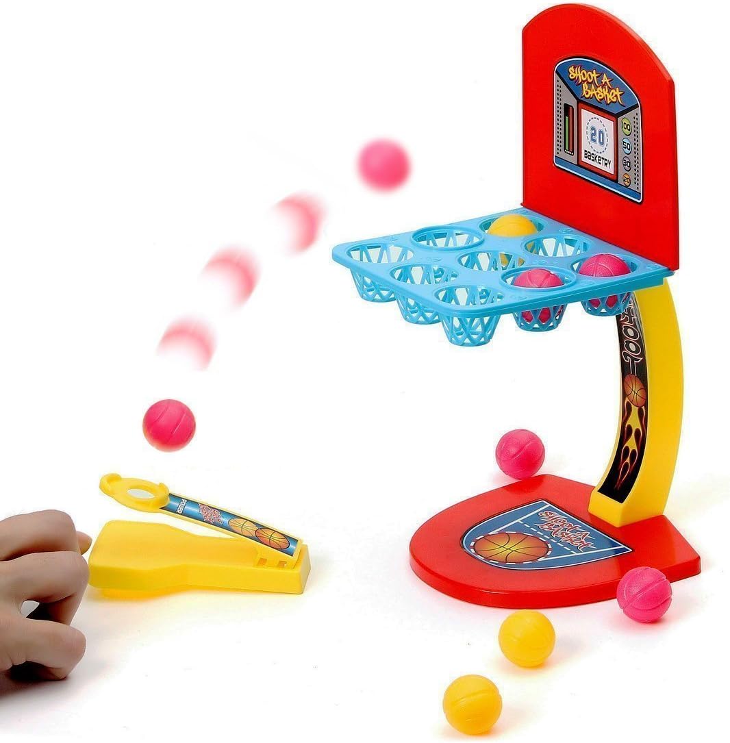 Basketball Shooting Game Miniature Desktop Basketball Finger Play for Kids Adults Table Games