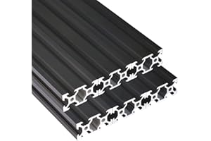 anguadar Aluminum Extrusion European Standard Anodized Linear Rail Extruded Aluminum for 3D Printers,CNC DIY,Laser Engraving Machine,Furniture,Workbenches (6PC 1220mm, 2040V)