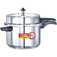 Prestige Deluxe Alpha Induction Base Pressure Cooker, 8-Liter, Stainless Steel