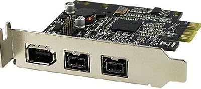 Syba PCI-Express Firewire Card 2x 1394b 1x 1394a TI Chipset Low Profile