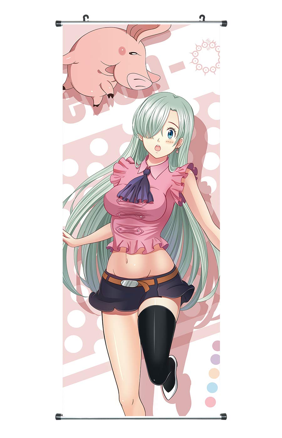 CoolChange Big Seven Deadly Sins scroll | Kakemono made of fabric | 100x40cm | theme: Elizabeth Liones