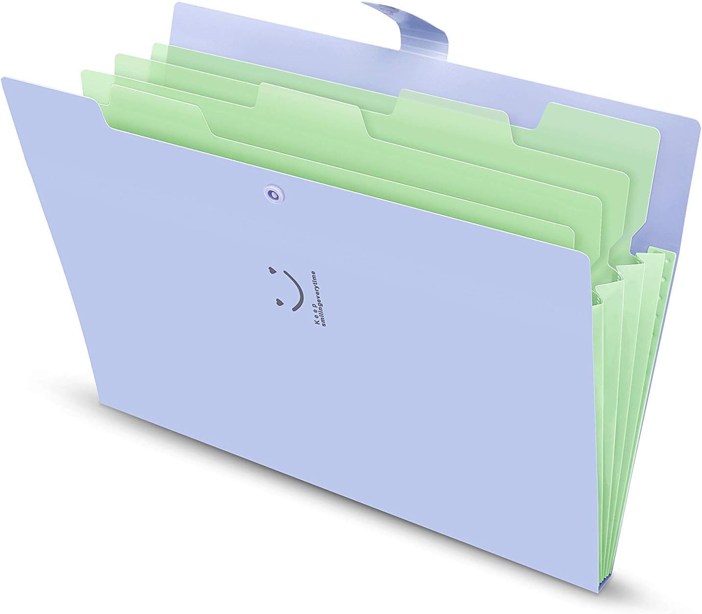 Expandable File Folder A4 Folder Organiser with Snap Button for Office