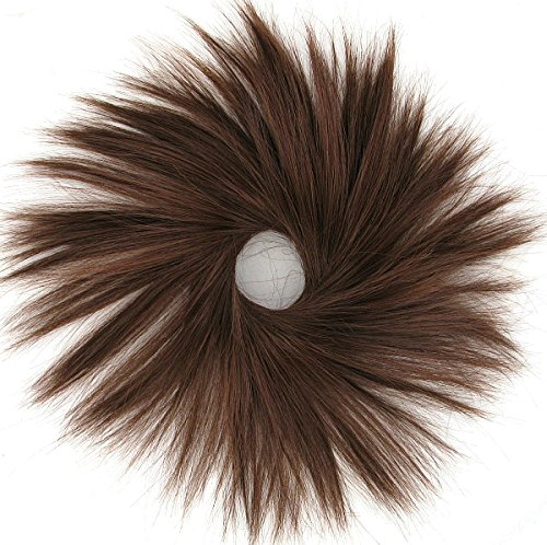 Hair Extension Scrunchie Dark Coppery Brown 21 in 31 Peruk ...