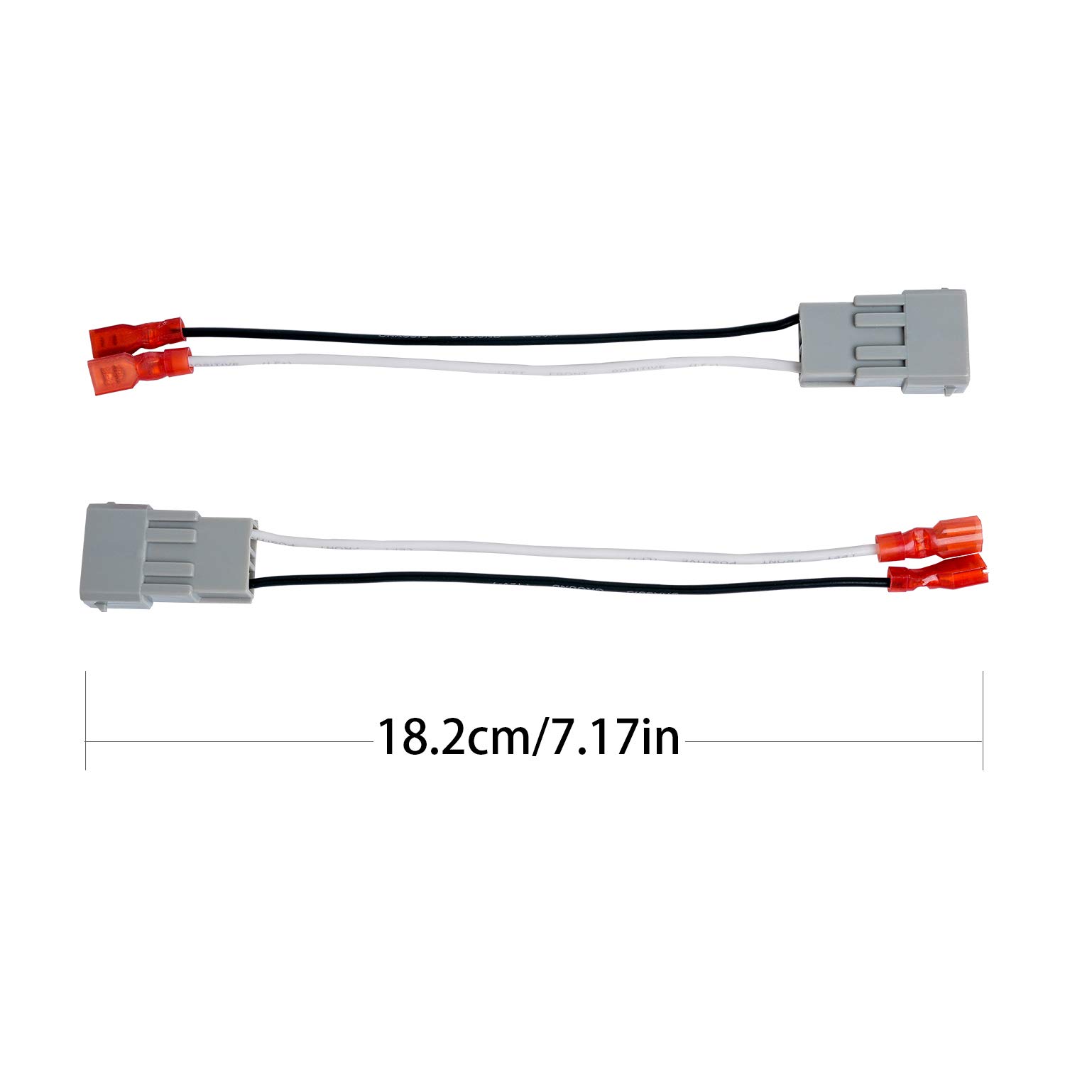 Car Speaker Connector Harnesses for with 1990Up Honda and Acura Vehicles HSTECH 727800 2 Pairs