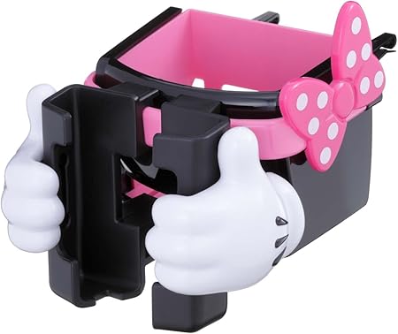 Amazon ナポレックス 車用 ドリンクホルダー スマフォ ドリンク同時置きタイプ ディズニー スマートフォンacホルダー ミニー 500mlのペットボトル 紙パックをホールド Napolex Wn 22 車 バイク 車 バイク