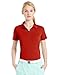 adidas Golf Women's Puremotion Jersey Polo, University Red/Black, X-Small