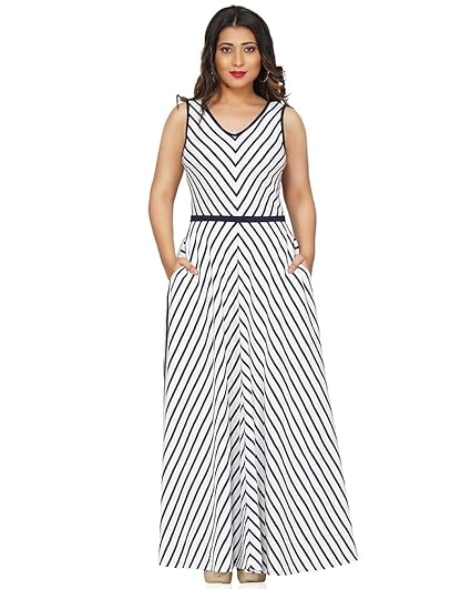 striped maxi dress amazon