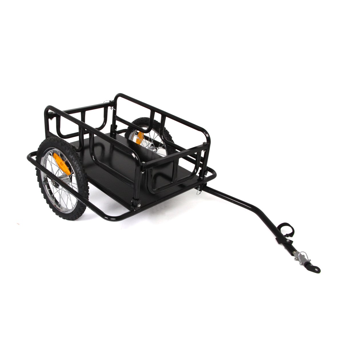 Esright Foldable Bike Trailer Cargo Utility Luggage Bicycle Trailer on