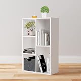 Amazon Basics Bookcase with 5 Compartments White 50 x 24 x 80 cm view 2
