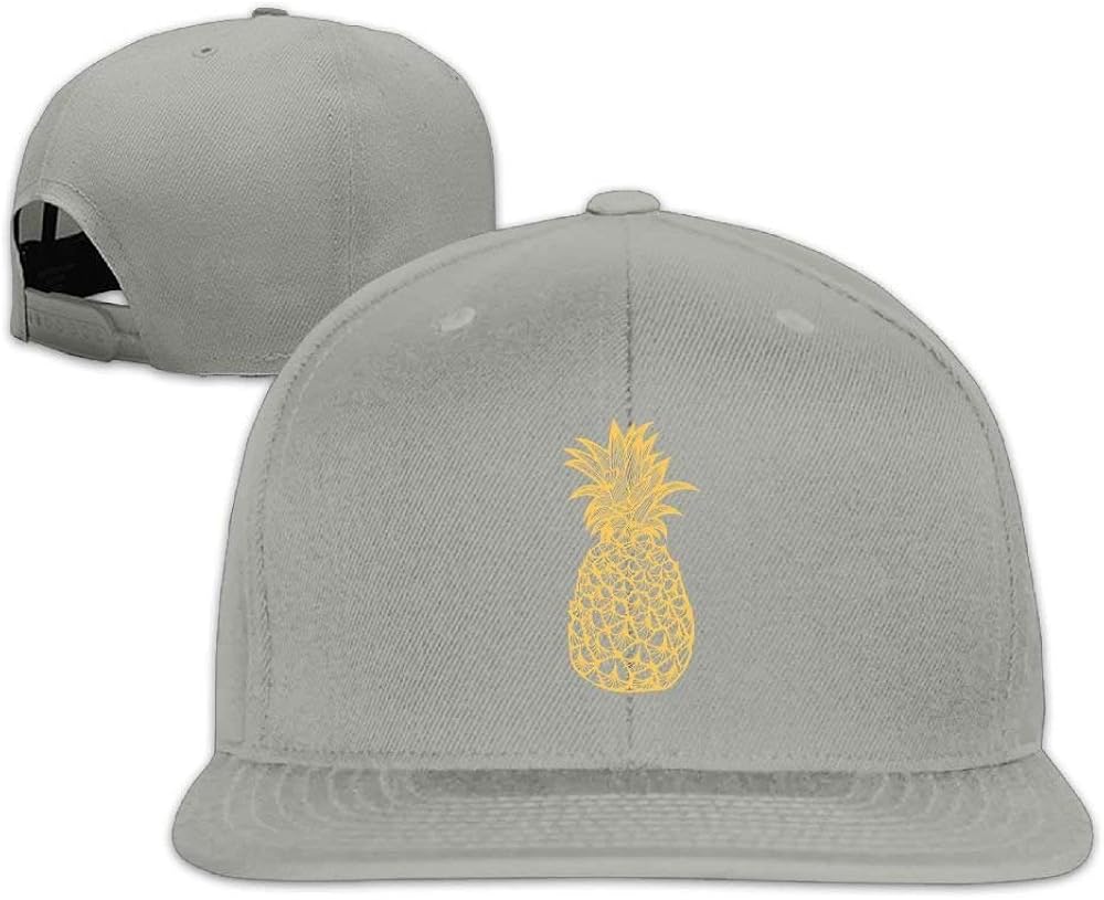 Tropical Fruit Pineapple Adult Baseball cap Adjustable Snapback Hat
