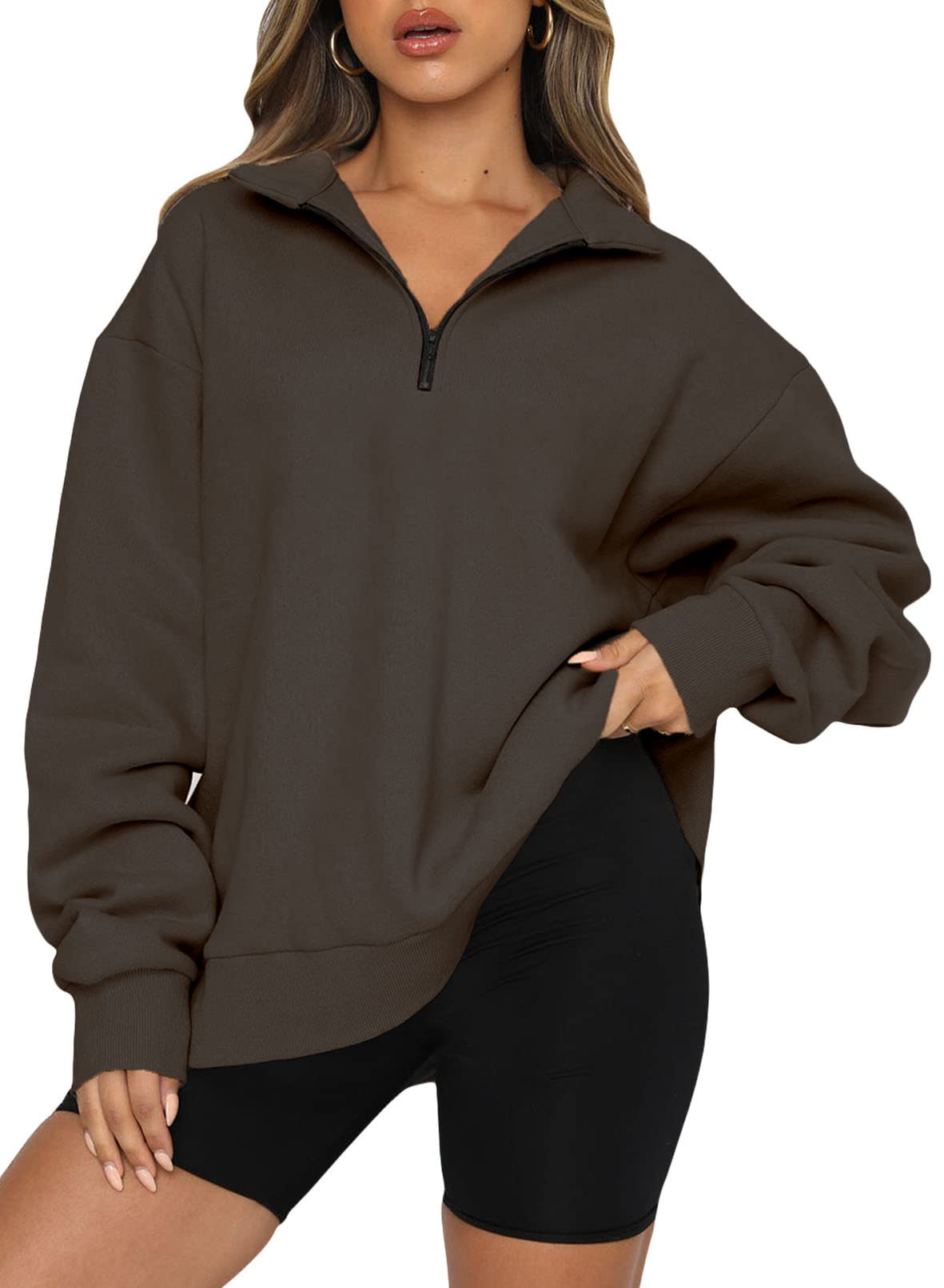 Oversized Fleece Pullover