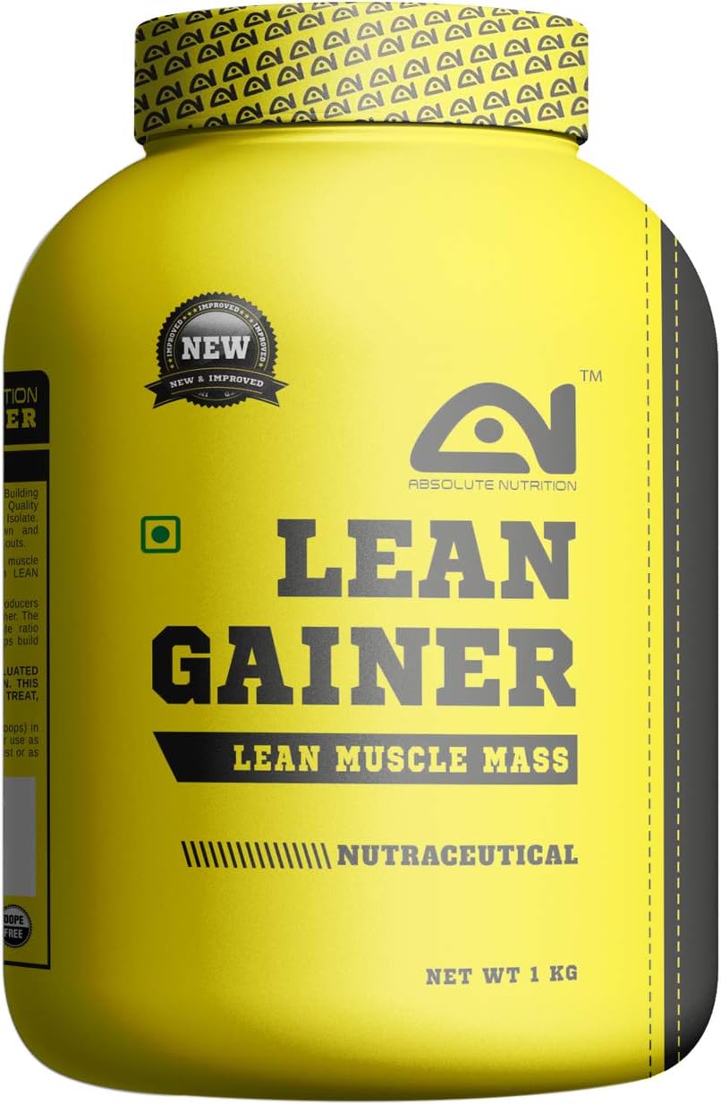 Absolute Nutrition Lean Gainer Powder - 1 Kg (Chocolate)