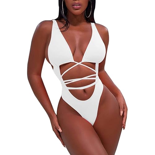 Sovoyontee Women's Sexy One Piece Swimsuits Bikini Bathing Suit