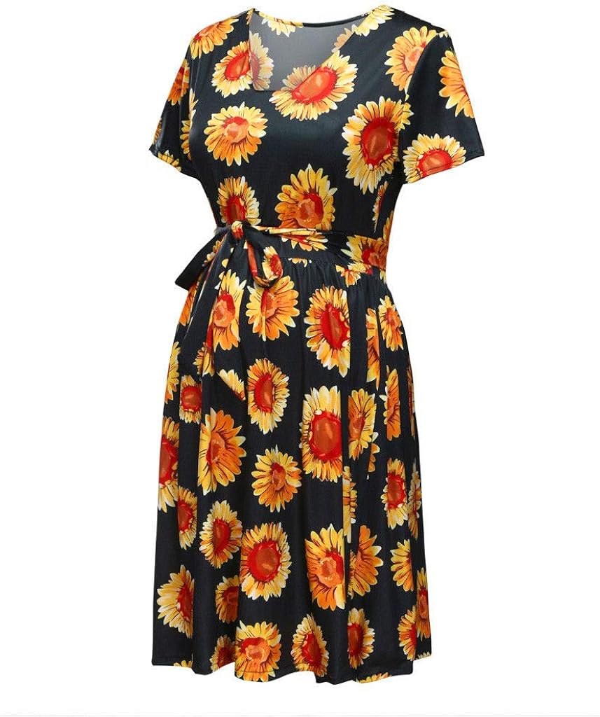 sunflower baby shower dress