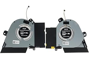 TRADOCK Replacement CPU & GPU Cooling Fan for ASUS ROG Zephyrus GU502GW GU502GV GU502GV-BI7N10 GU502LW GU502LW-BI7N6 GU502LV GU502LWS GX502GW GX502GV Gx502lws FLGN FL6G FMJC, FLG9 FL6H FMJD 12V 1A