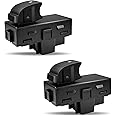 Pvotawp 2PCS Passenger Side Window Switch Power Window Switch Passenger Side, Passenger Window Switch for Front Right Rear for Chevrolet HHR Yukon XL1500 15162028 15888174 22864837 22895545 25877776