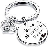 V.nisy Abuelita Jewelry Best Abuelita Ever Gift Mimi Jewelry Grandmother Gift Abuelita Gift Nana Keychain Mother'S Day Keychain Grandmother Jewelry Nana Gift Abuelita Keychain