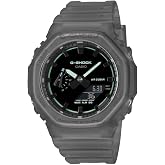 Casio G-Shock Smoke Light Analog-Digital Gray Resin Watch GA2100K-1A