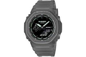 Casio G-Shock Smoke Light Analog-Digital Gray Resin Watch GA2100K-1A