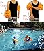 ZWZCYZ Floaties 1 Pair/2pcs Inflatable Swim Arm Bands Floatation Sleeves Swimming Rings Floats Tube Armlets for Kids and Adult (Orange)