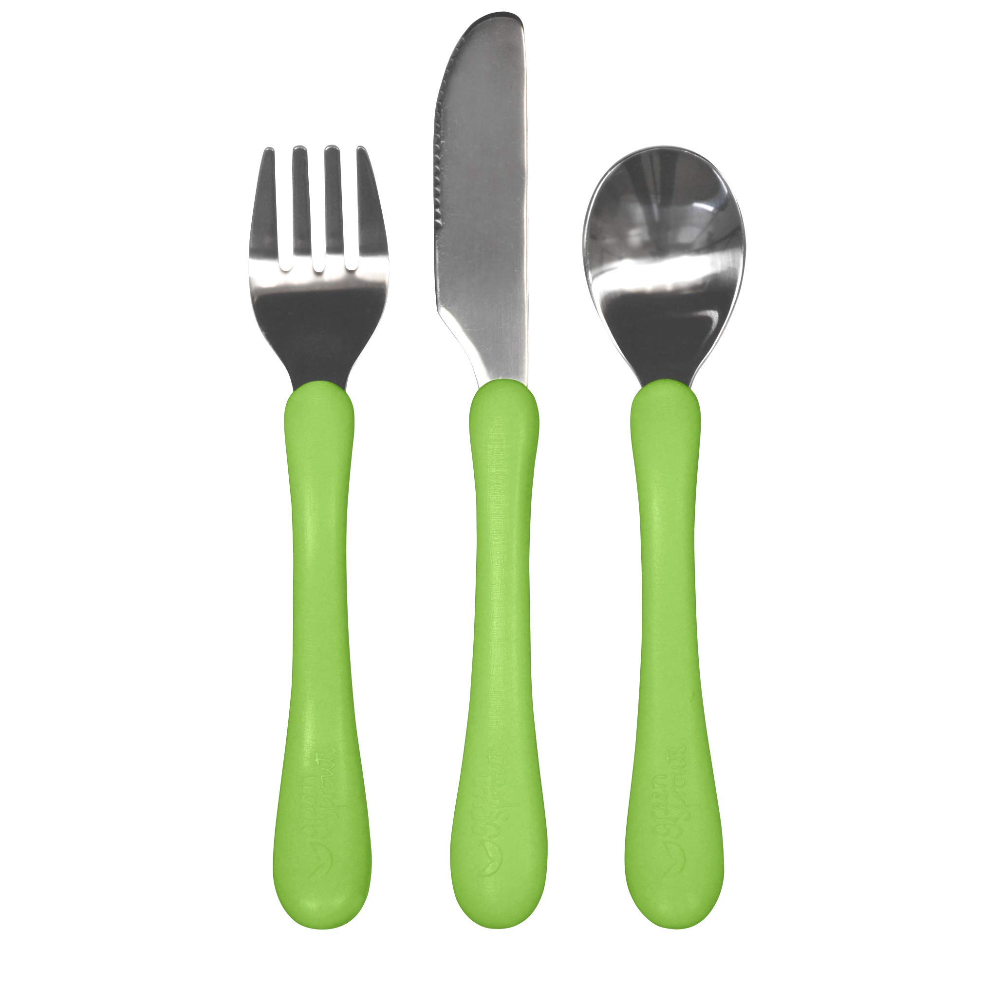 Green Sprouts Learning Cutlery Set (12 to 48 Months, Green)