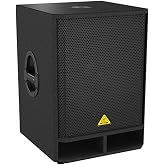 Behringer EUROLIVE VQ1800D Professional Active 500 Watt 18" PA Subwoofer with Built-In Stereo Crossover