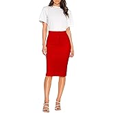 Lexi Womens Super Comfy Hyper Stretch Denim Skirt