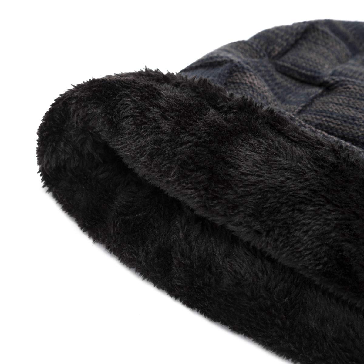 Wish Club Winter Mütze mit Kuschel Warmhaltend Weich Sanft Gestrickt bequem Hut Männer Frauen