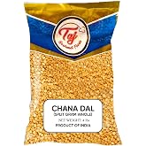 TAJ Premium Indian Chana Dal, Split Desi Chickpeas (4-Pounds (NEW))