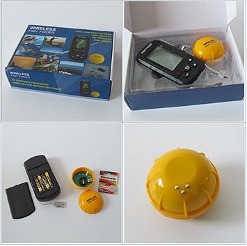 Cutepet Portátil Sonar Inalámbrico Buscador De Los Pescados ...