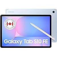 Samsung Galaxy Tab S10 FE Light Blue 128GB - AI Tablet, 10.9", 90Hz, 13MP Camera, IP68, S Pen Included (CAD Version & Warrant