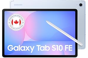 Samsung Galaxy Tab S10 FE Light Blue 128GB - AI Tablet, 10.9", 90Hz, 13MP Camera, IP68, S Pen Included (CAD Version & Warrant