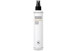 DASHU Premium Mega Hold Super Spray 8.45fl oz – Extra Strong Hold, Dryness Prevention, All-Natural Ingredients