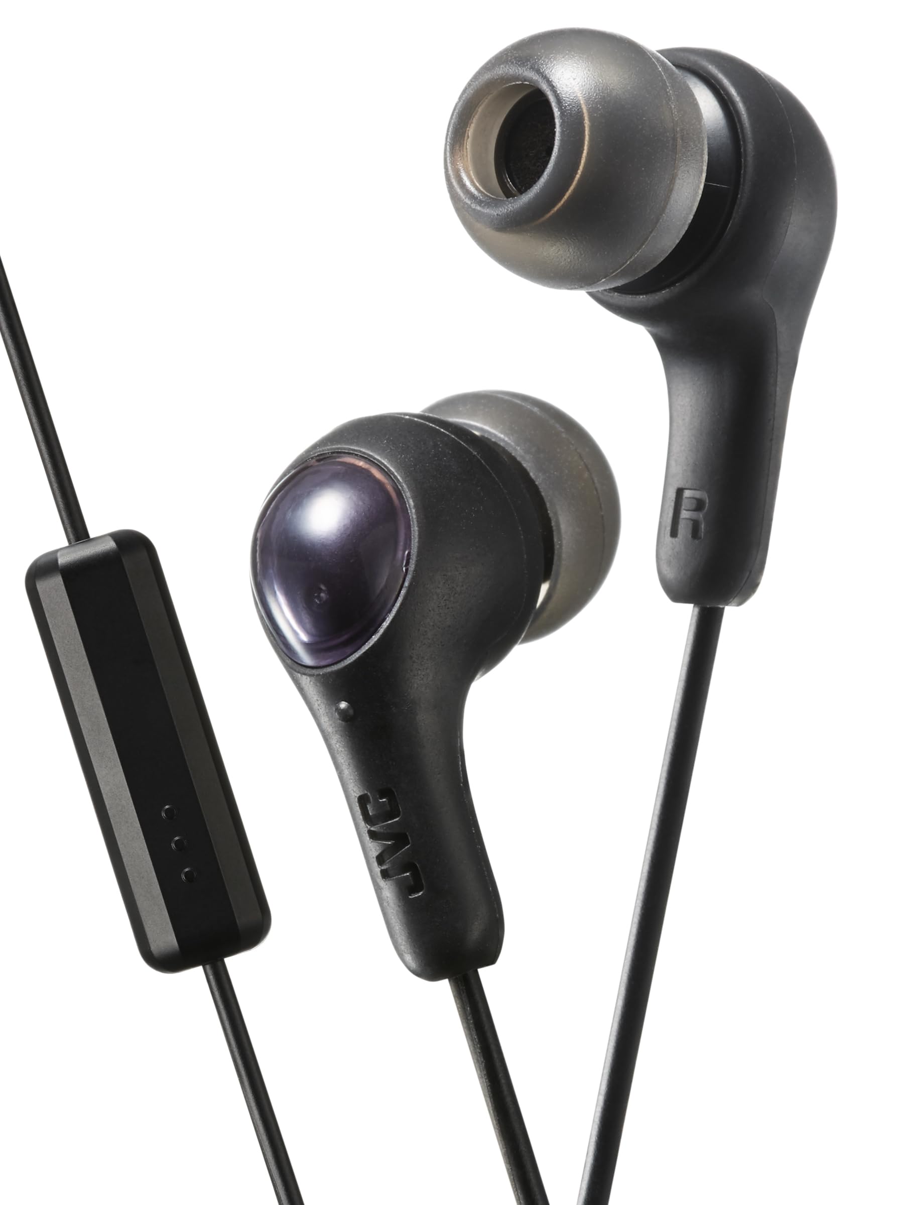 JVC HA-FX7M-BN-U Gumy Plus In-Ear Headphones with Remote Control and Microphone